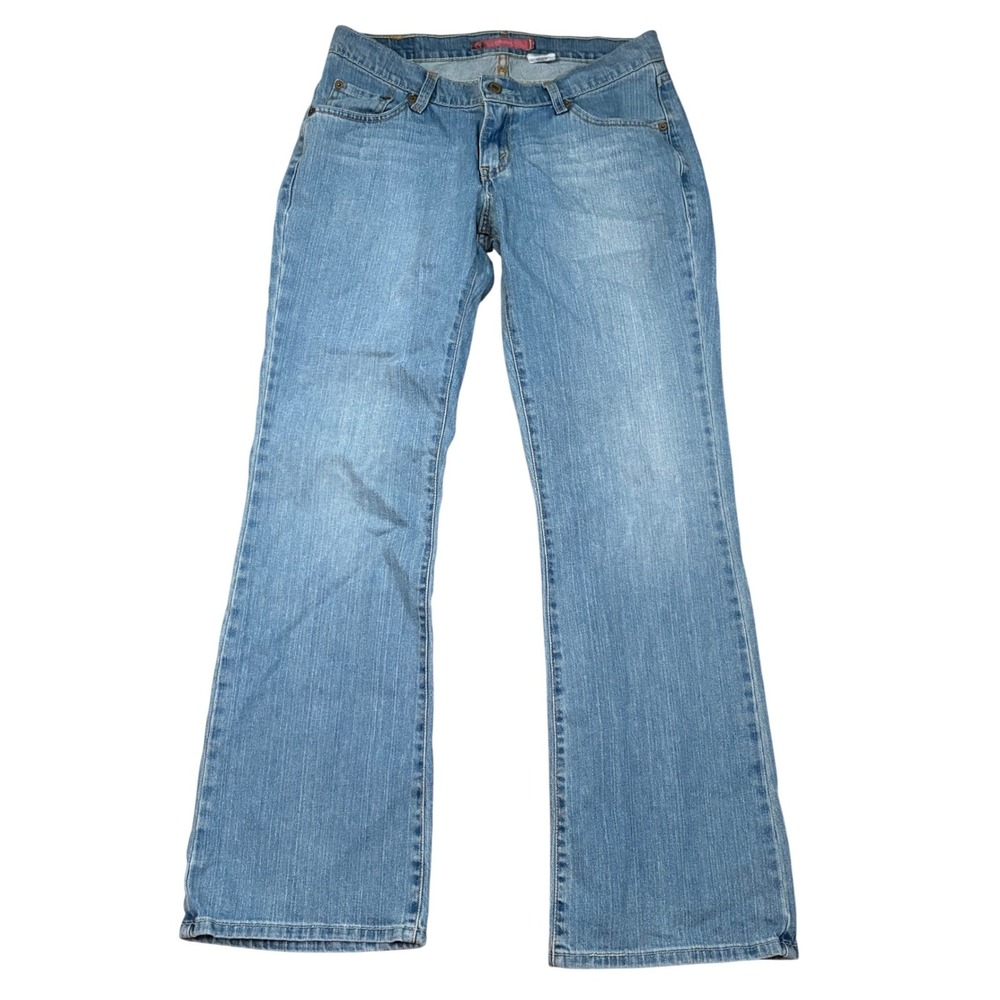 Levi's Jeans Juniors 13M Light Blue Curvy Cut Bootcut Mid Rise Stretch Denim